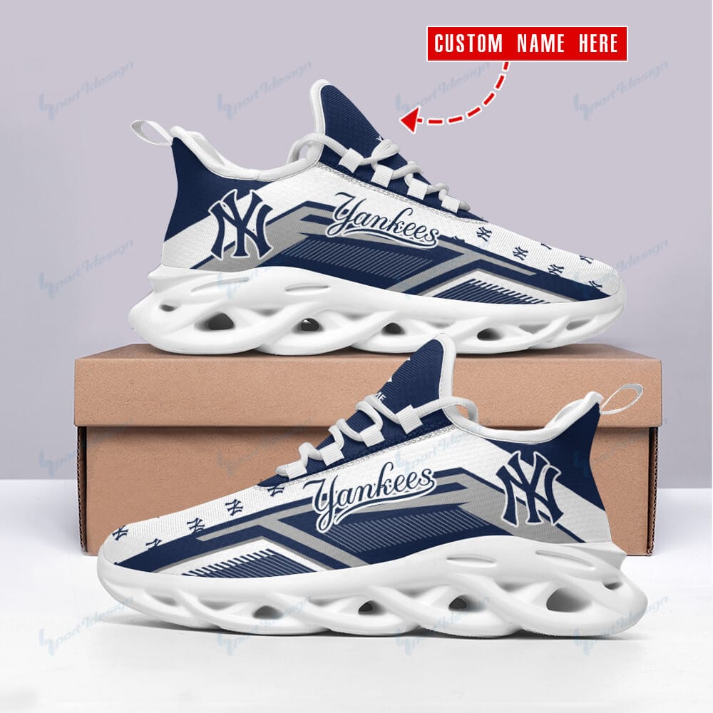 New York Yankees Personalized Yezy Running Sneakers BB134