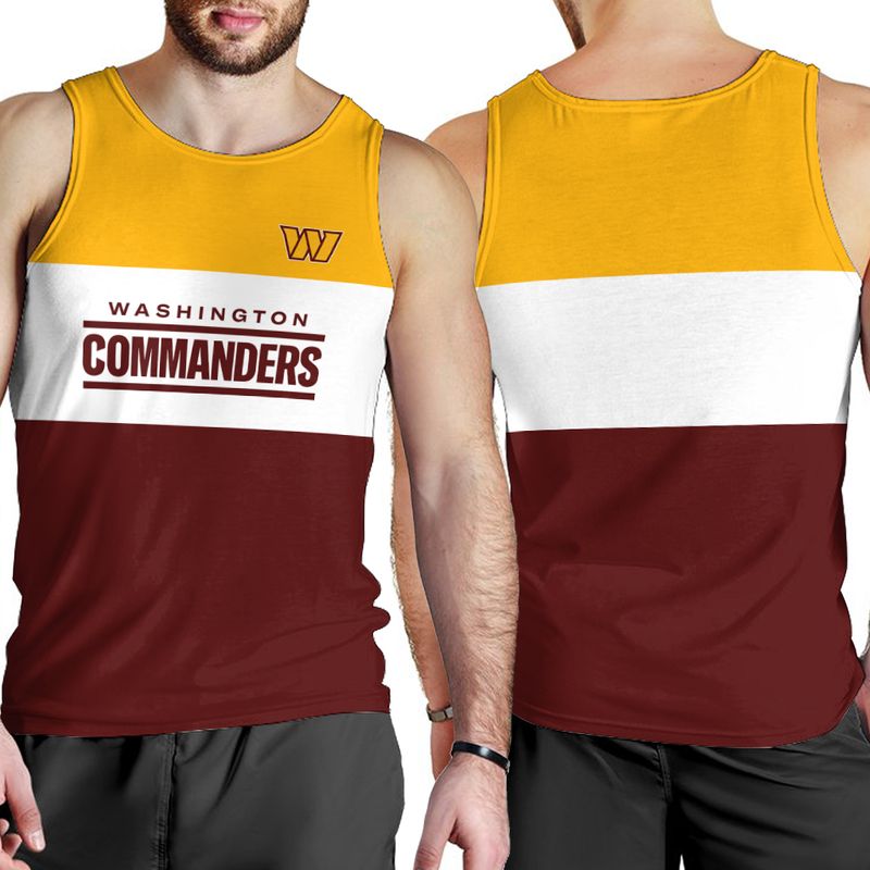 Washington Commanders Men Tank Top BGMTT078