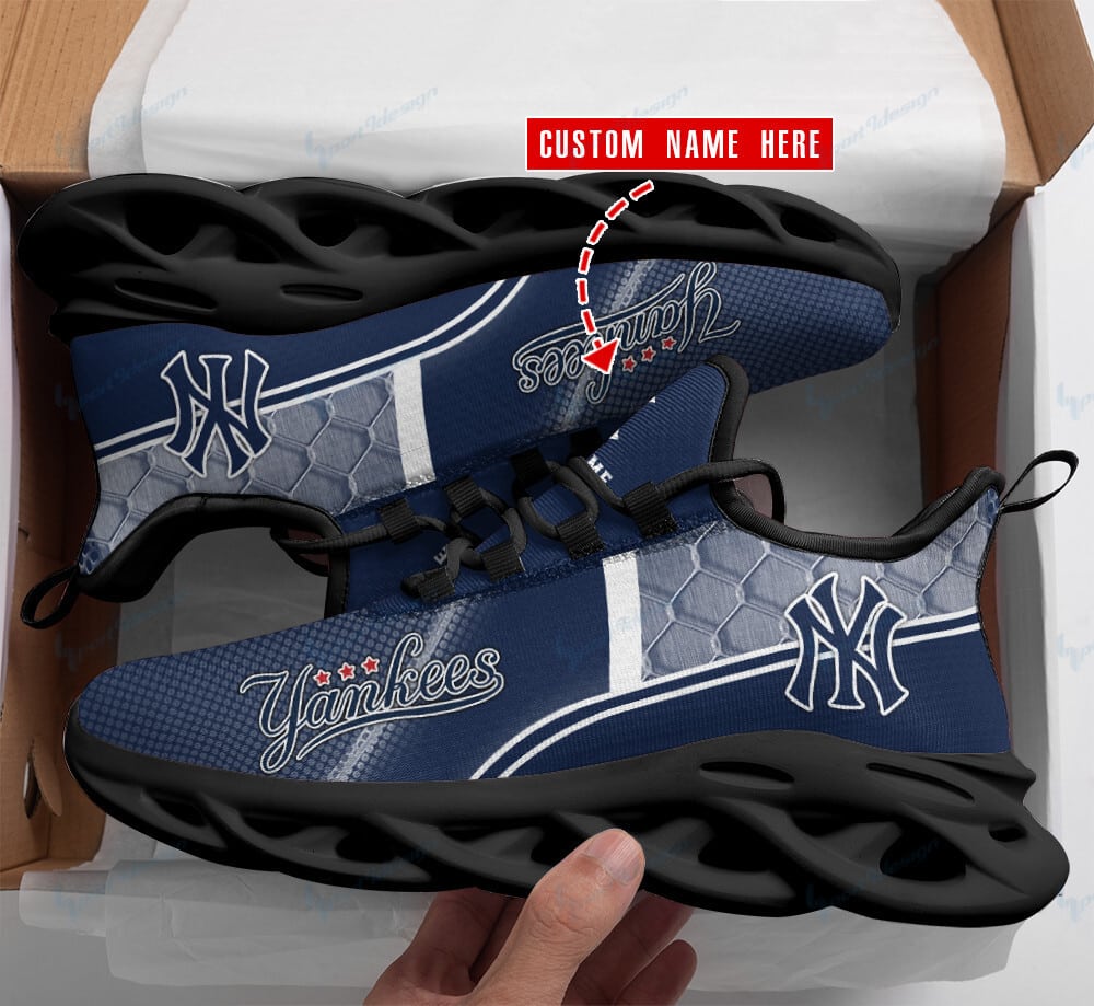 New York Yankees Personalized Yezy Running Sneakers BB72