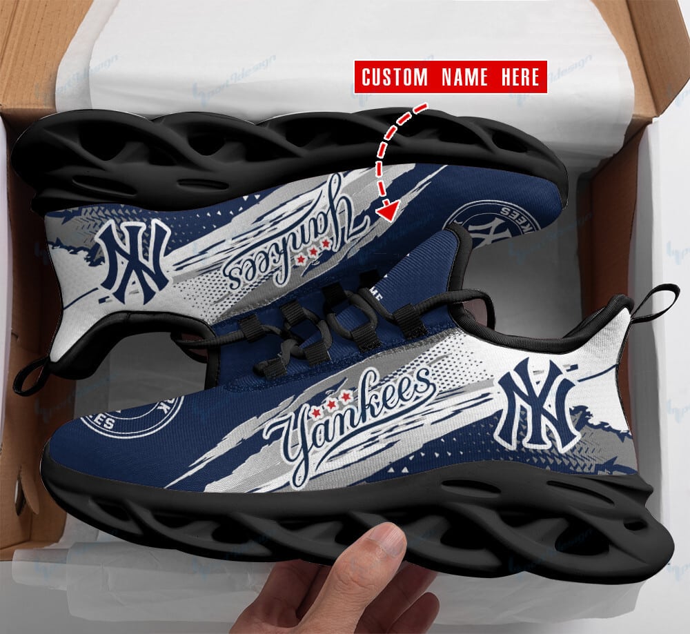 New York Yankees Personalized Yezy Running Sneakers BB46