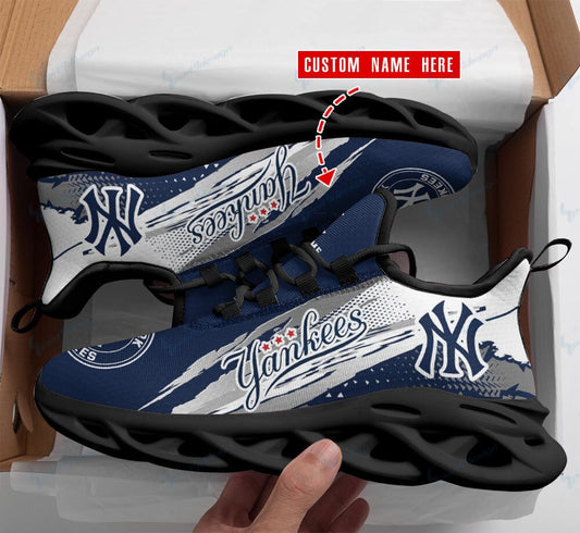 New York Yankees Personalized Yezy Running Sneakers BB46