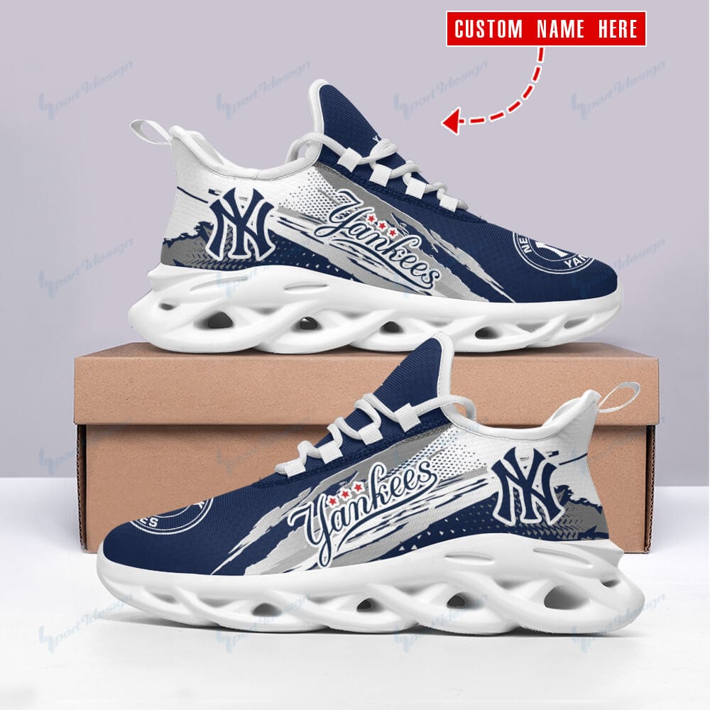 New York Yankees Personalized Yezy Running Sneakers BB46