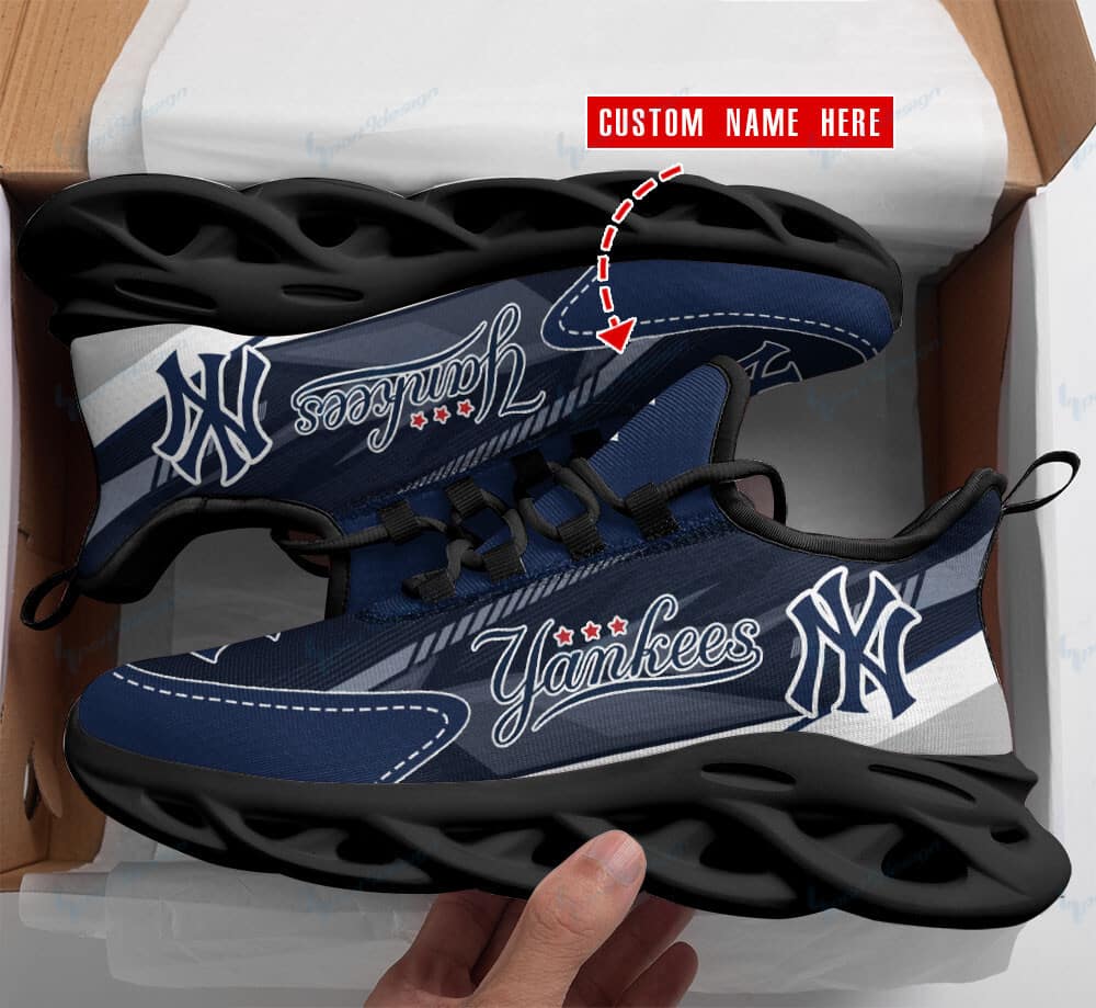 New York Yankees Personalized Yezy Running Sneakers BB38