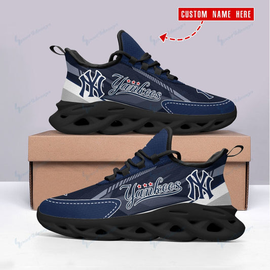 New York Yankees Personalized Yezy Running Sneakers BB38