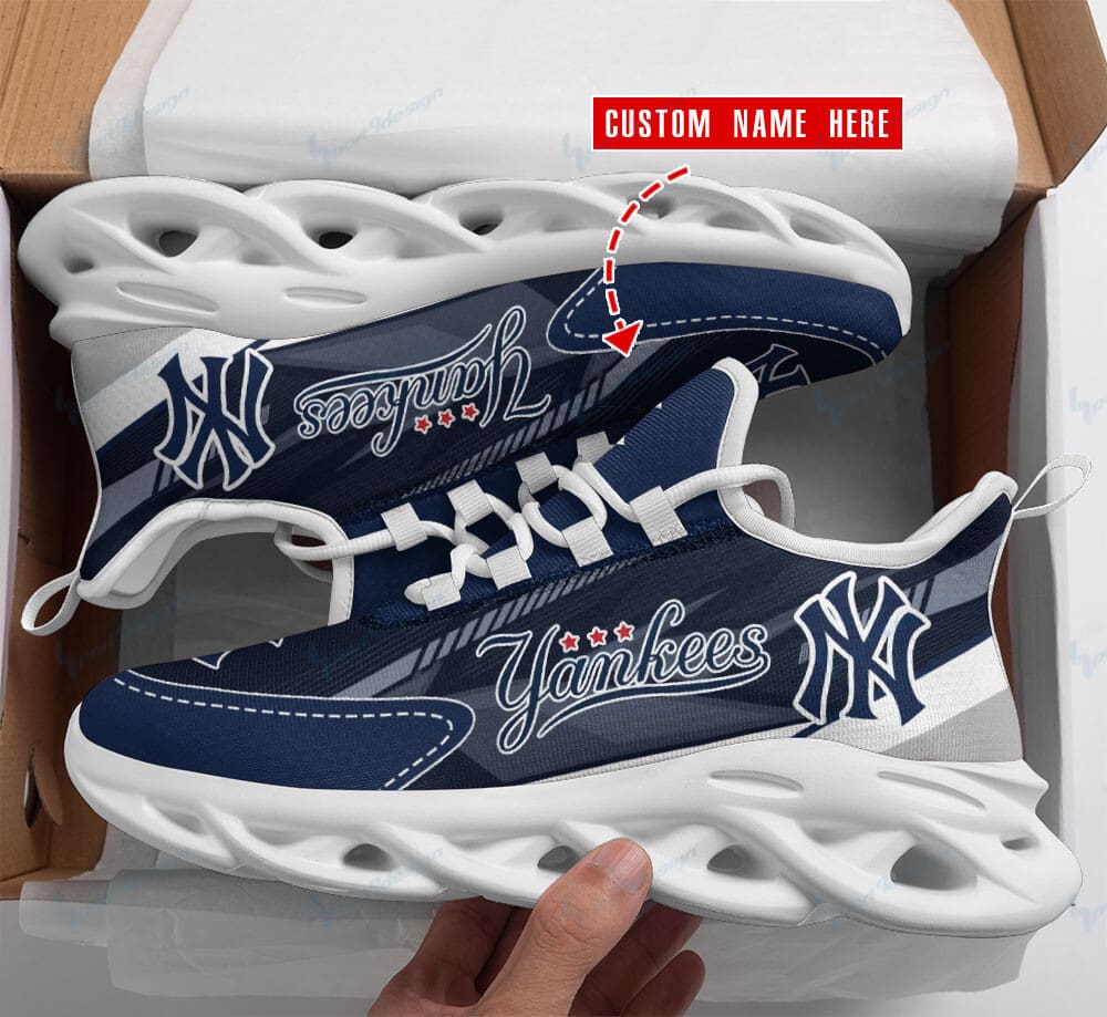 New York Yankees Personalized Yezy Running Sneakers BB38