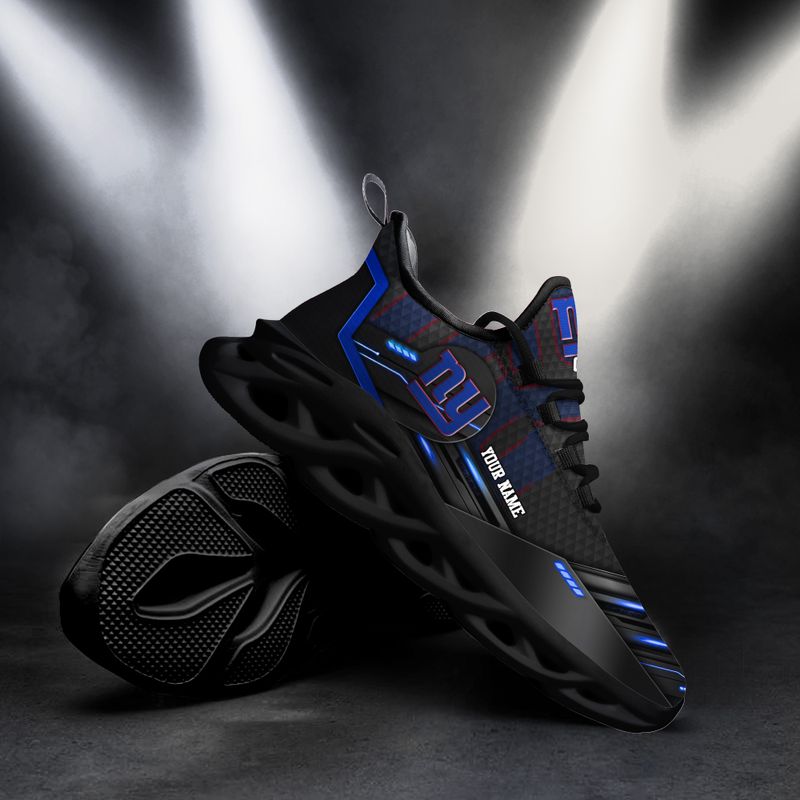 New York Giants Personalized Yezy Running Sneakers