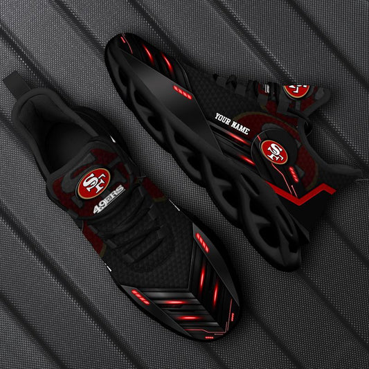 San Francisco 49ers Personalized Yezy Running Sneakers