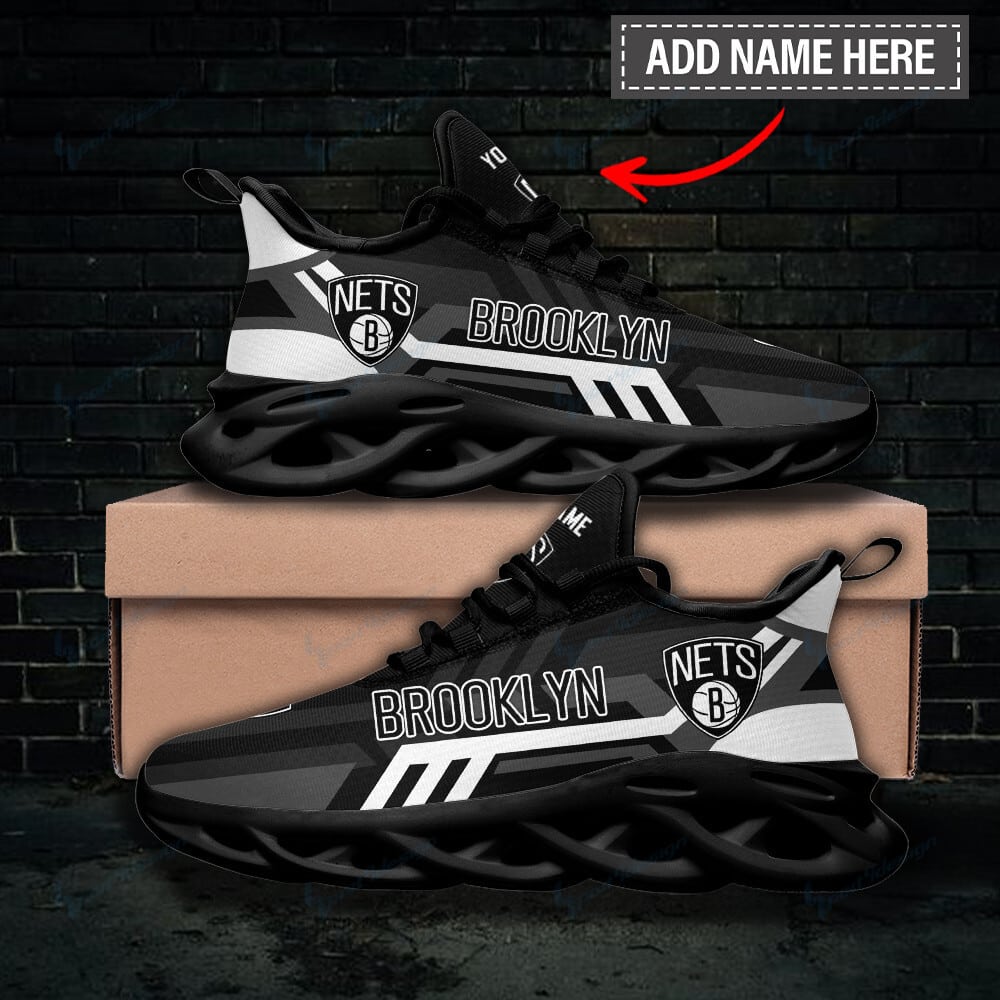 Brooklyn Nets Personalized Yezy Running Sneakers BG267