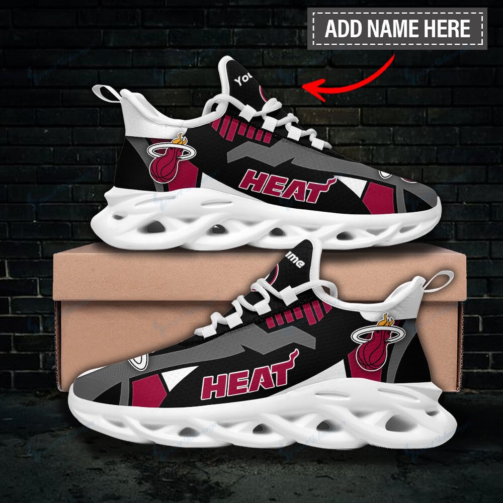 Miami Heat Personalized Yezy Running Sneakers BG237