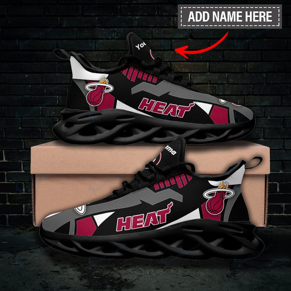 Miami Heat Personalized Yezy Running Sneakers BG237