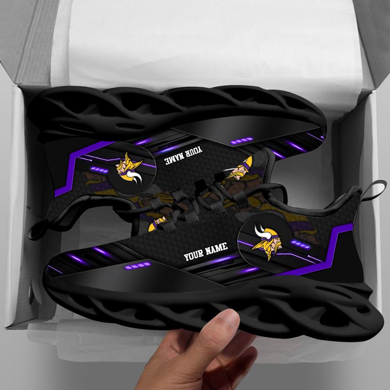 Minnesota Vikings Personalized Yezy Running Sneakers