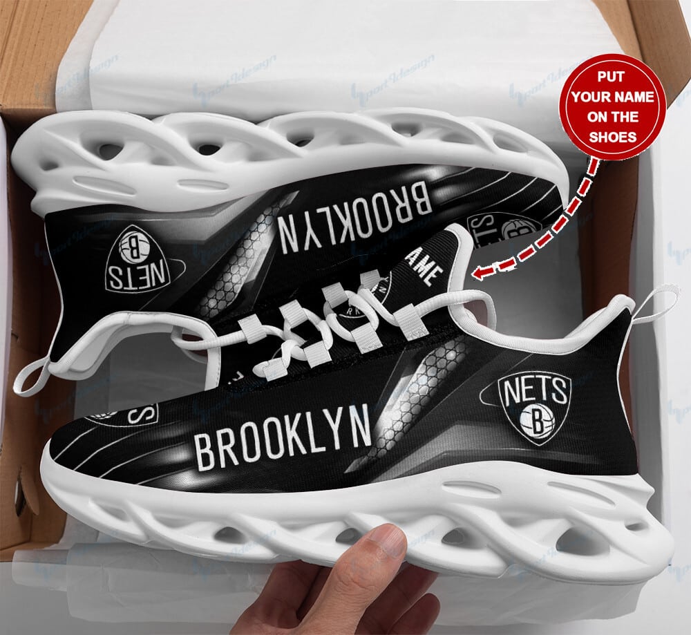 Brooklyn Nets Personalized Yezy Running Sneakers BG167