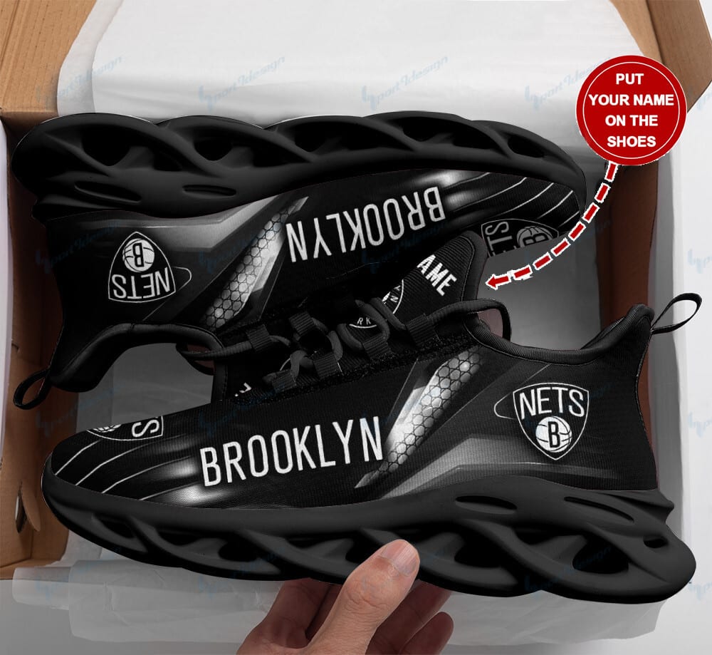 Brooklyn Nets Personalized Yezy Running Sneakers BG167