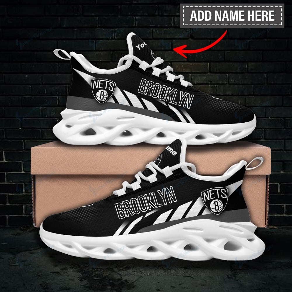 Brooklyn Nets Personalized Yezy Running Sneakers BG202