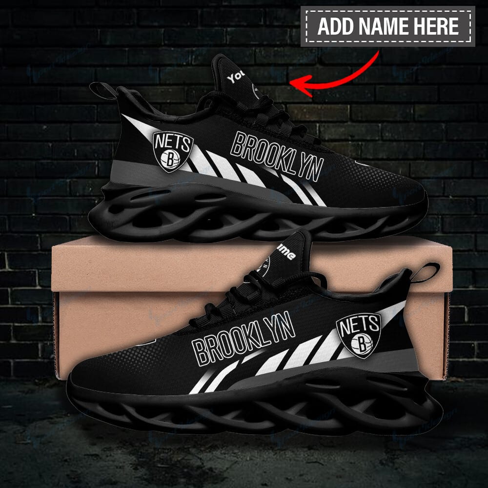 Brooklyn Nets Personalized Yezy Running Sneakers BG202