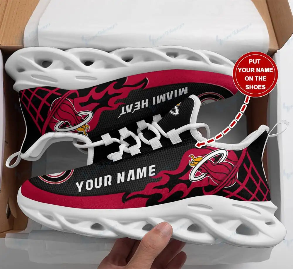 Miami Heat Personalized Yezy Running Sneakers BG115