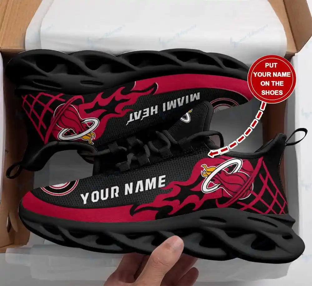 Miami Heat Personalized Yezy Running Sneakers BG115