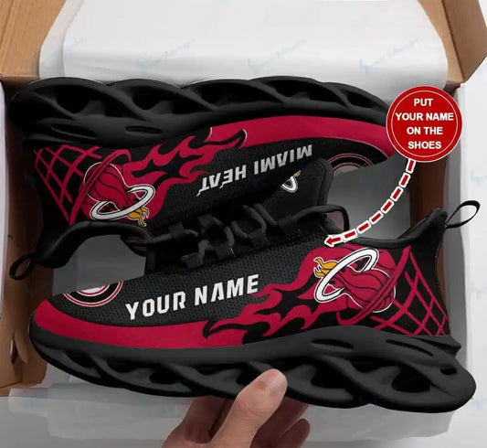 Miami Heat Personalized Yezy Running Sneakers BG115
