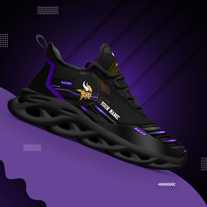 Minnesota Vikings Personalized Yezy Running Sneakers