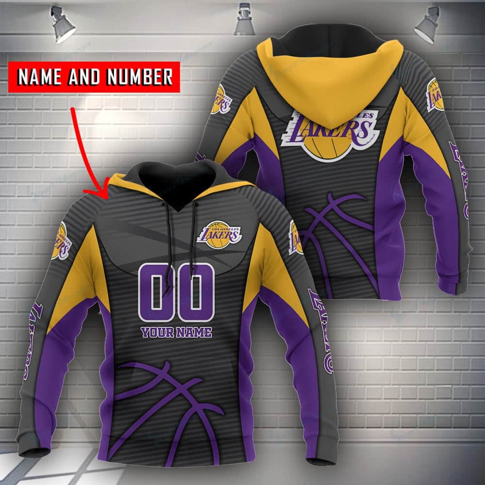 Los Angeles Lakers Personalized Hoodie BG984
