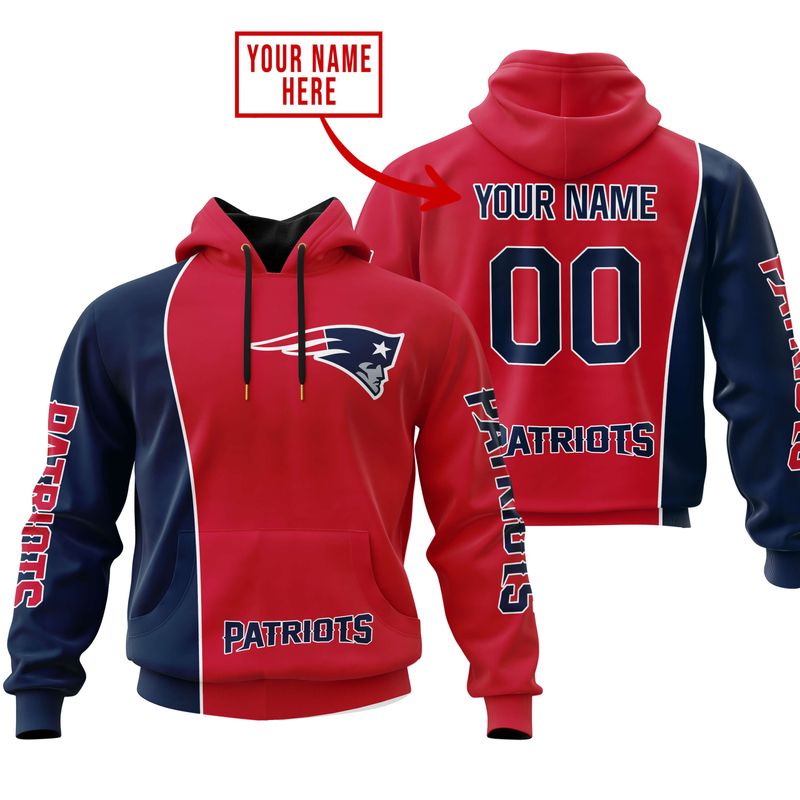 New England Patriots Personalized Hoodie BBHD910