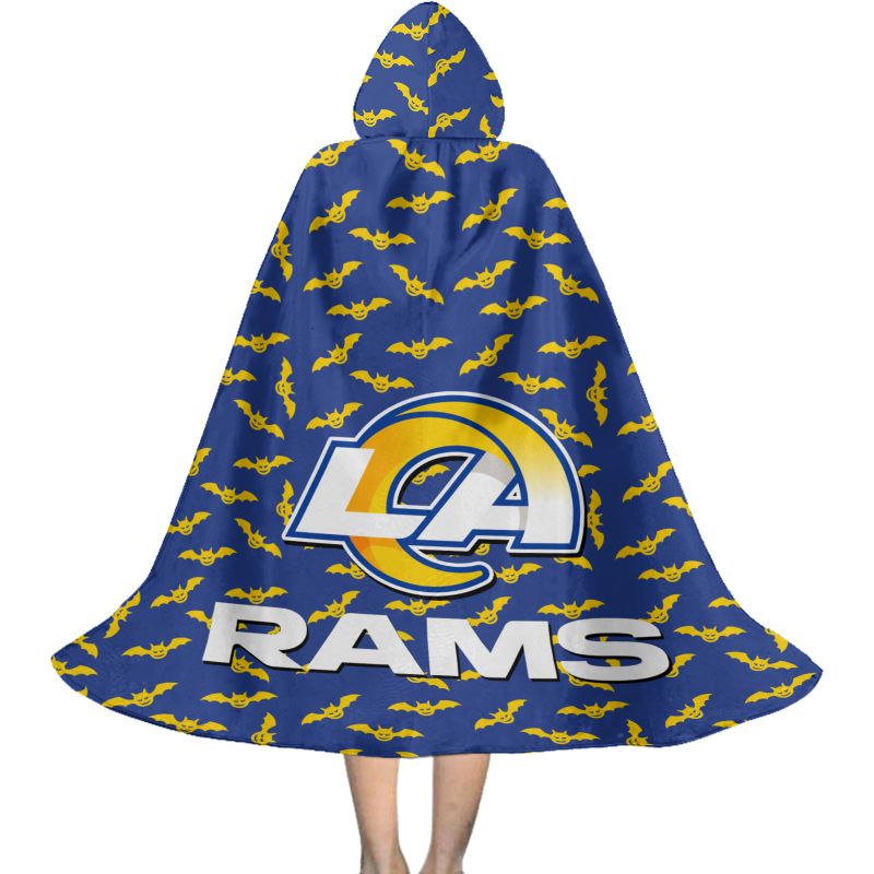 Los Angeles Rams Halloween Bats Limited Edition All-Over Print Halloween Cloak