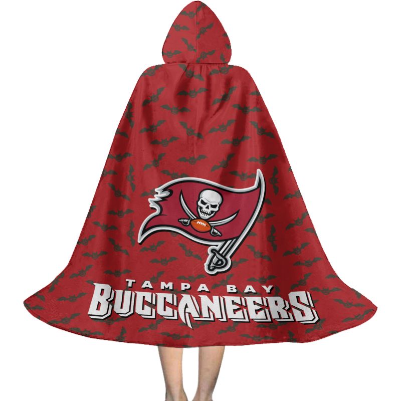Tampa Bay Buccaneers Halloween Bats Limited Edition All-Over Print Halloween Cloak