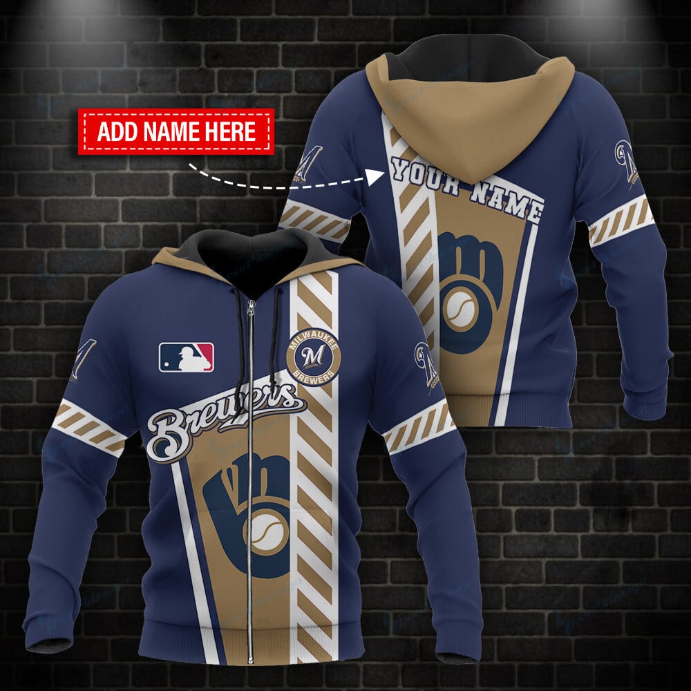 Milwaukee Brewers Personalized Hoodie BG924