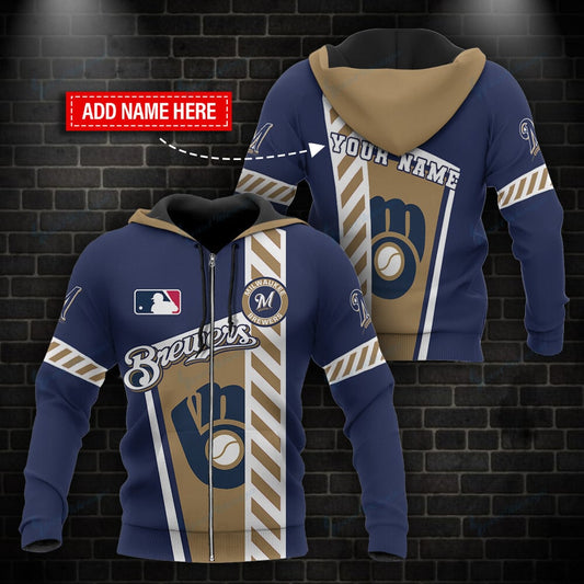 Milwaukee Brewers Personalized Hoodie BG924