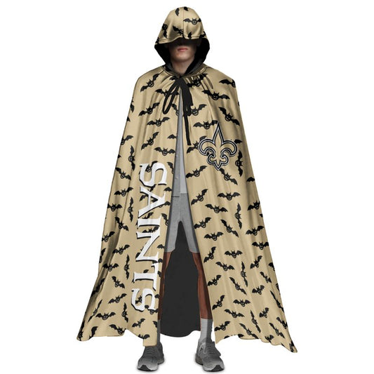 New Orleans Saints Halloween Bats Limited Edition All-Over Print Halloween Cloak