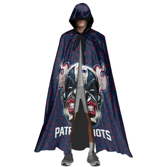 New England Patriots Halloween Clown Limited Edition All-Over Print Halloween Cloak