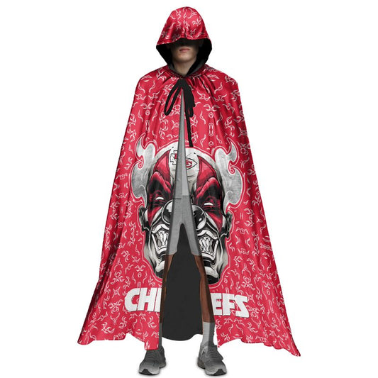 Kansas City Chiefs Halloween Clown Limited Edition All-Over Print Halloween Cloak