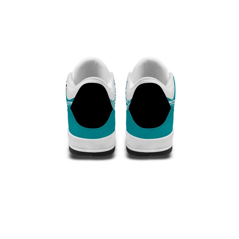 Miami Dolphins Fire White Genuine Leather JD03 Shoes Men and Women AZBTAJ3000121