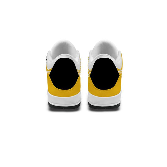 Pittsburgh Steelers Fire White Genuine Leather JD03 Shoes Men and Women AZBTAJ3000125