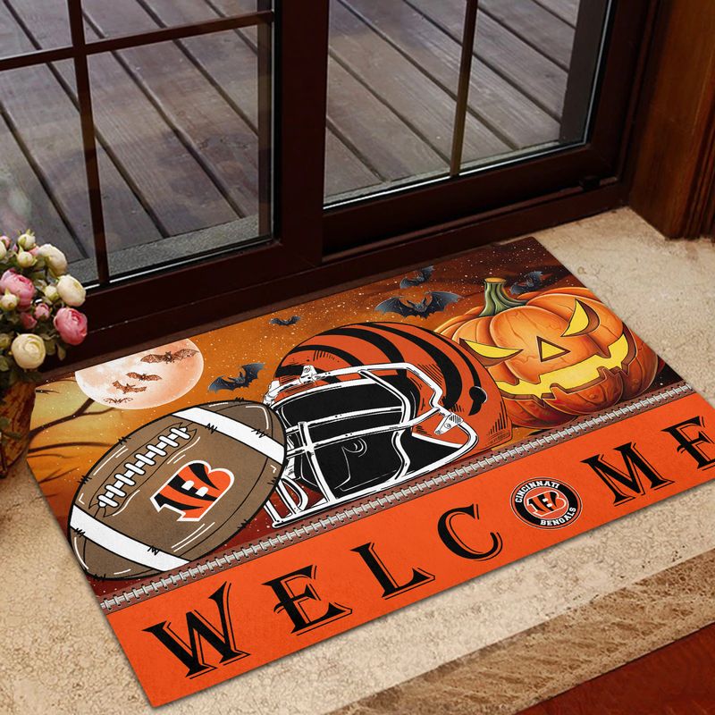 Cincinnati Bengals Halloween Doormat New Collection AZBTDM000017