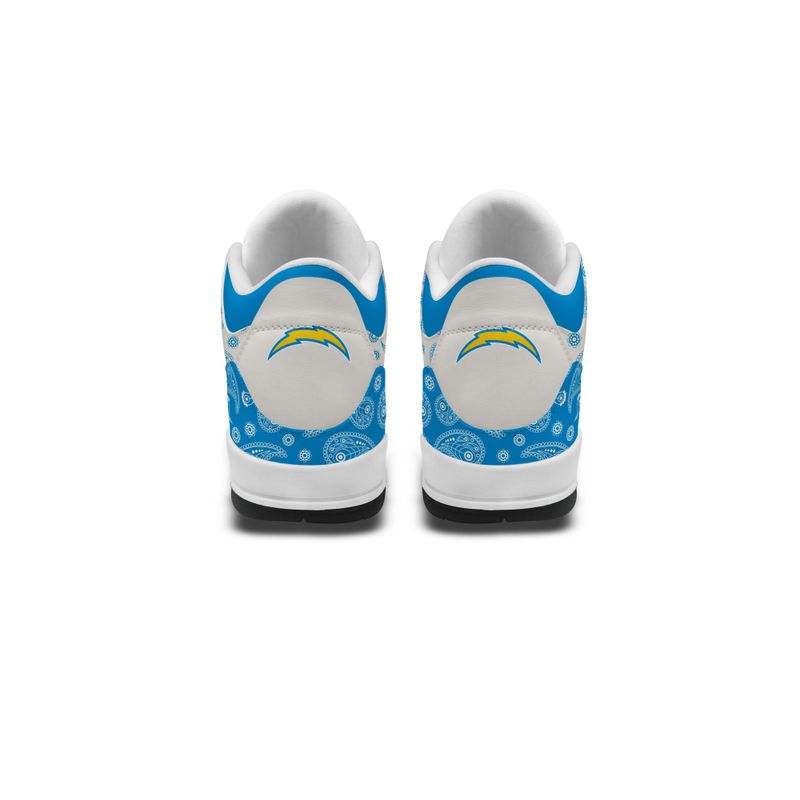 Los Angeles Chargers Basic Leather JD03 Shoes Men and Women AZBTAJ3000194