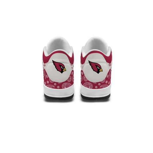 Arizona Cardinals  Basic Leather JD03 Shoes Men and Women AZBTAJ3000160