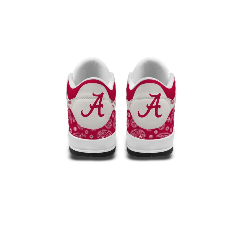 Alabama Crimson TideBasic Leather JD03 Shoes Men and Women AZBTAJ3000252