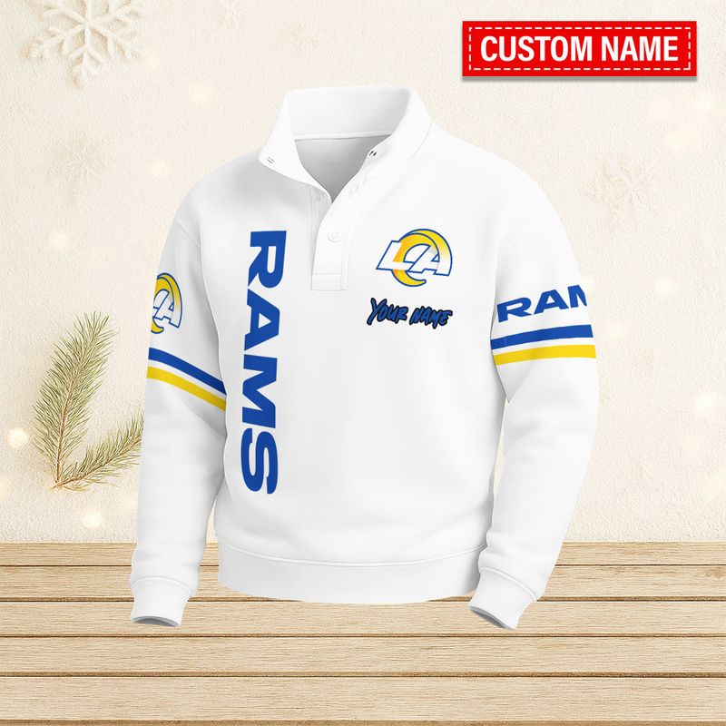 Los Angeles Rams Casual Stand Collar Sweatshirt BT680
