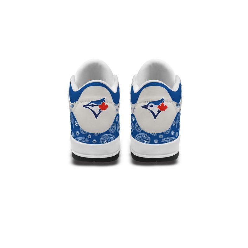 Toronto Blue Jays Basic Leather JD03 Shoes Men and Women