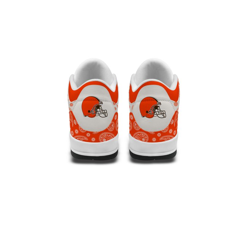 Cleveland Browns  Basic Leather JD03 Shoes Men and Women AZBTAJ3000174