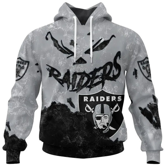 Las Vegas Raiders Combo Limited Edition Clothes Jack O’ Lantern Halloween Collection AZBTCLEC000024