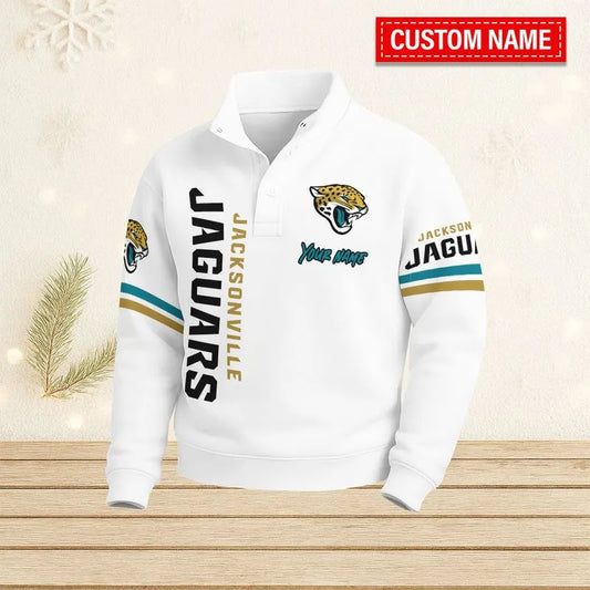 Jacksonville Jaguars Casual Stand Collar Sweatshirt BT676