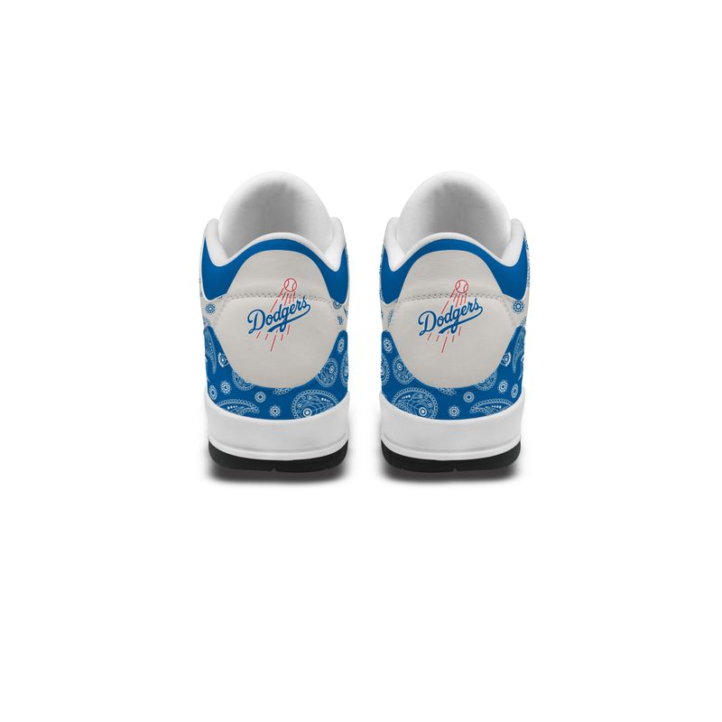 Los Angeles Dodgers Basic Leather JD03 Shoes Men and Women
