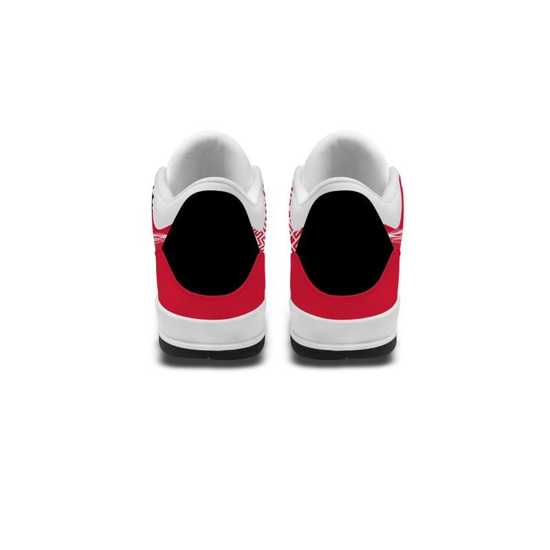 Kansas City Chiefs Fire White Genuine Leather JD03 Shoes Men and Women AZBTAJ3000049