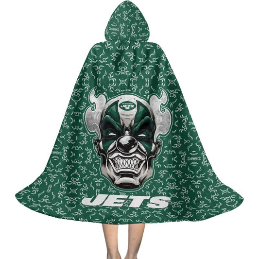 New York Jets Halloween Clown Limited Edition All-Over Print Halloween Cloak
