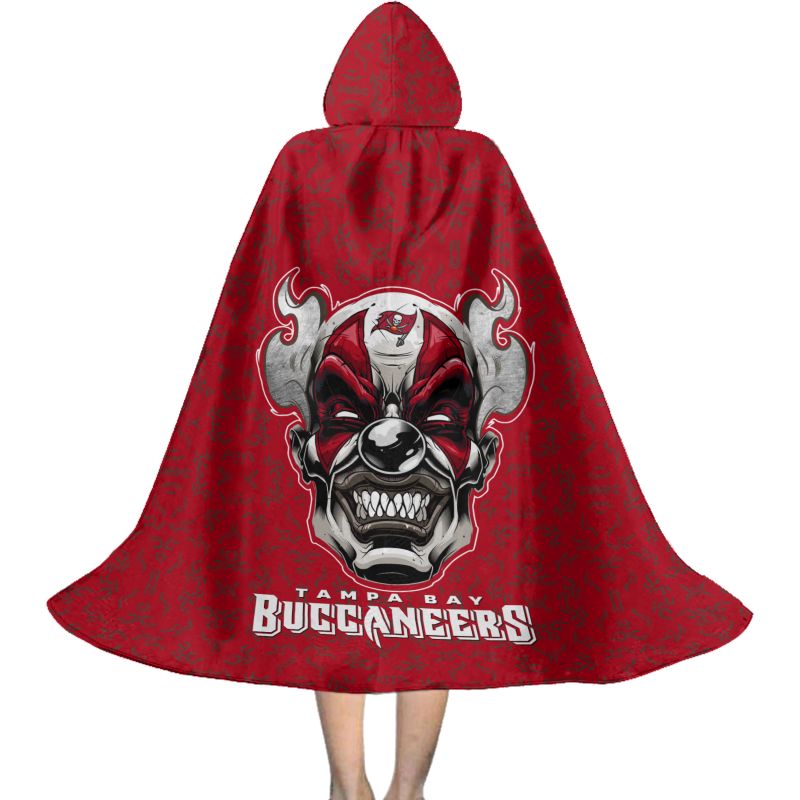 Tampa Bay Buccaneers Halloween Clown Limited Edition All-Over Print Halloween Cloak