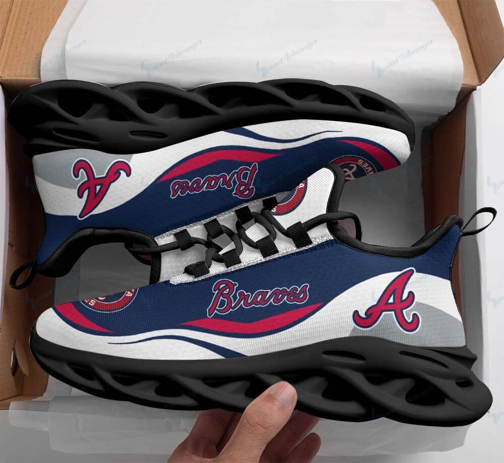 Atlanta Braves Yezy Running Sneakers 73