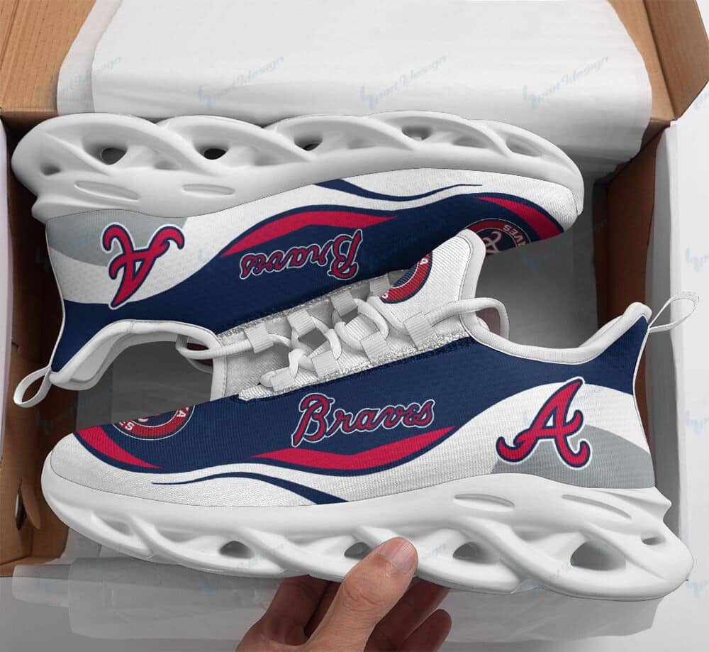 Atlanta Braves Yezy Running Sneakers 73