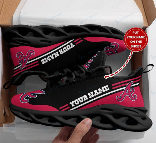 Atlanta Braves Personalized Yezy Running Sneakers 112
